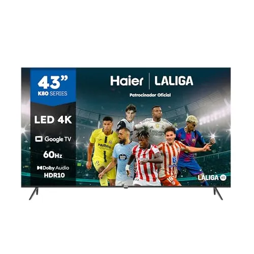 Smart TV Haier H43K800UX 43" 4K UHD, Google TV, Dolby Vision/Audio, HDMI 2.1