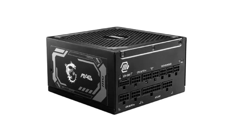 Fuente Alimentación MSI MAG A1000GL 1000W 80 Plus Gold Modular ATX 3.1 PCIe 5