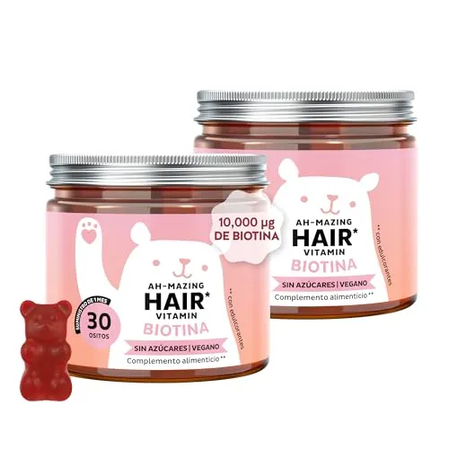 Biotina Bears with Benefits Ah-mazing Hair Vitamin Pack 2 x 60uds