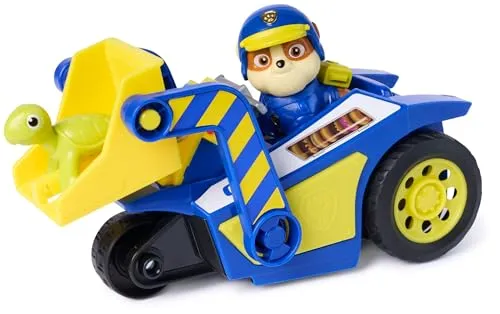 Paw Patrol Pack Excavadora Rescate + Figura Rubble y Tortuga