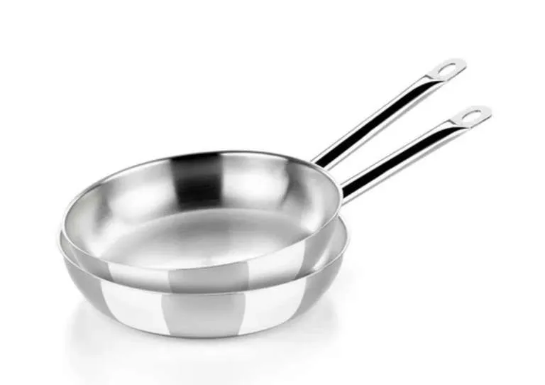 Set 2 Sartenes Acero Inoxidable Profesional 20-24 cm | Envío Gratis +30€
