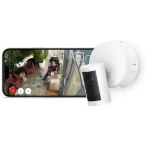 Ring Cámara Exterior Plus PoE 2K: Vídeo Gran Angular y Visión Nocturna