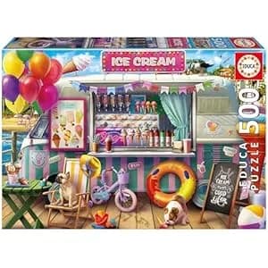 Educa Puzzle 500 Piezas: Furgoneta de Helados