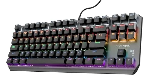 Teclado Mecánico GXTrust 834 Callaz TKL, Switches Outemu Red, Iluminación LED
