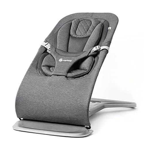 Ergobaby Evolve Hamaca 3 en 1 Ergonómica Recién Nacidos hasta Niños Pequeños, Gris Carbón