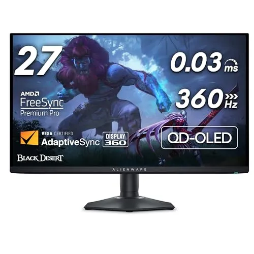 Monitor Gaming Alienware AW2725DF 27" QHD 360Hz QD OLED