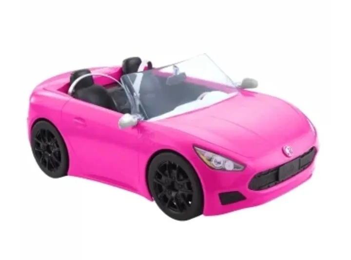 Barbie Coche Descapotable Rosa para Muñecas