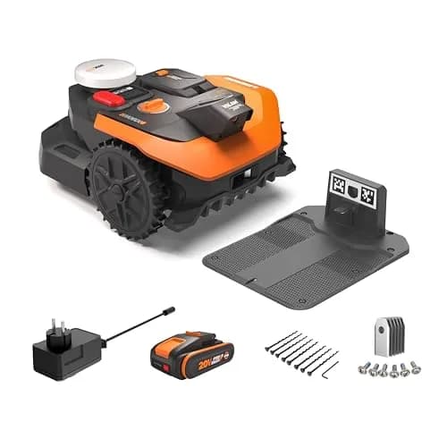 Robot Cortacésped Worx Landroid Vision Cloud WR305E: 500 m², IA, Sin Cable Perimetral