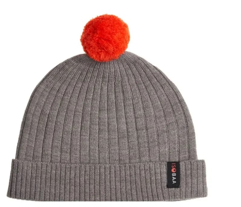 Gorro Isobaa Merino Bobble Lana Merino 100% Extrafina