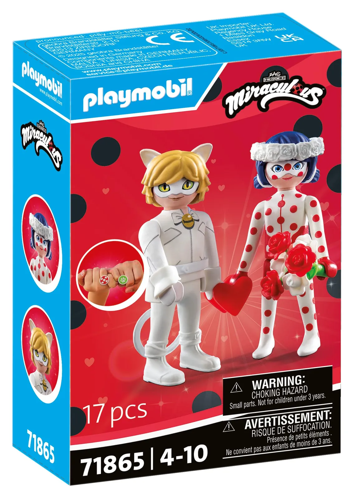 PLAYMOBIL Miraculous Mariquita y Cat Noir Wedding Dream