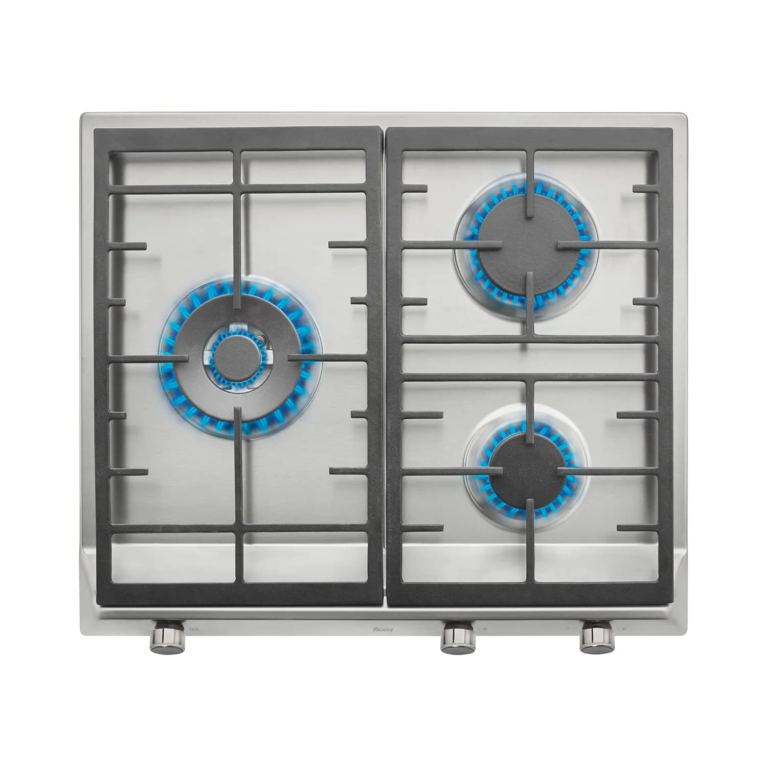 Placa de Gas Teka EX 60.1: 60cm, 3 Fuegos, 4kW Doble Anillo