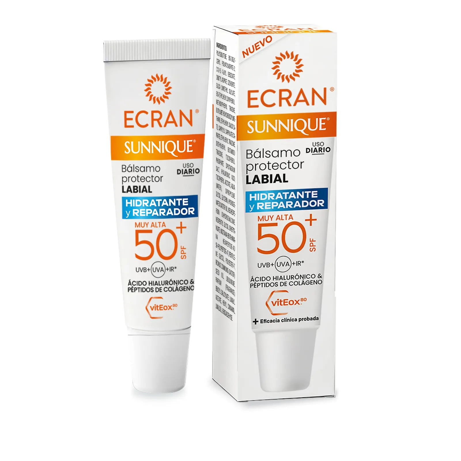 Bálsamo Labial Ecran Sunnique SPF50+ 10ml