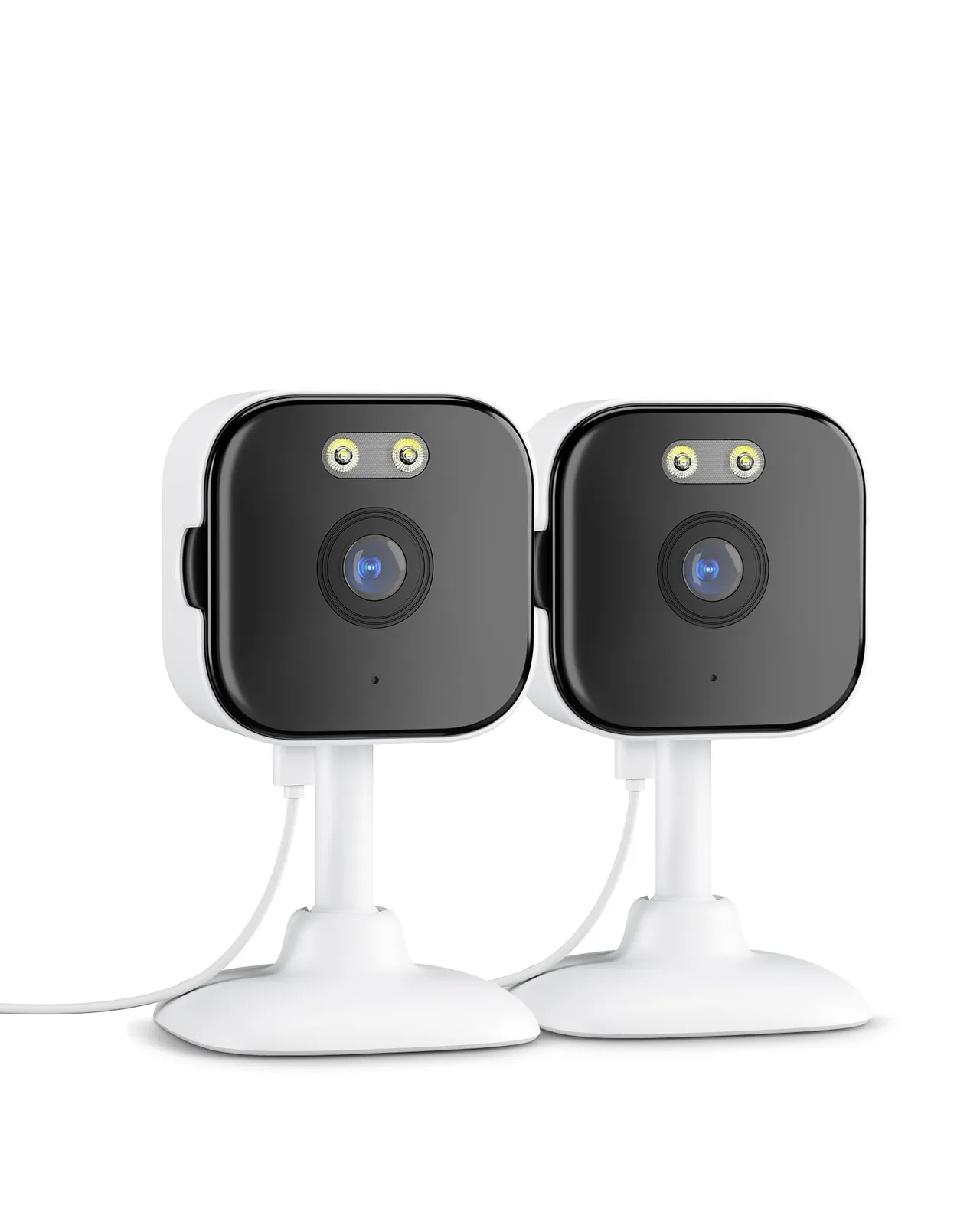 Pack 2 Cámaras de Vigilancia WiFi para Interior