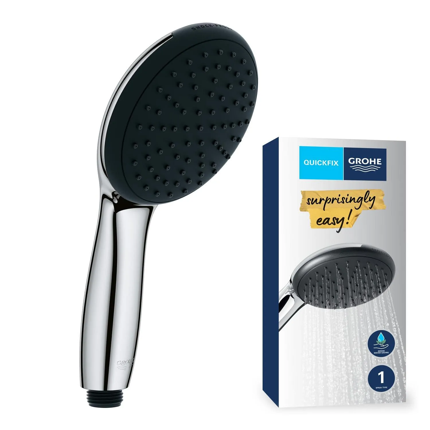 GROHE Vitalio Start 110 Teleducha: Cromo, Ahorro de Agua, Antidesgaste