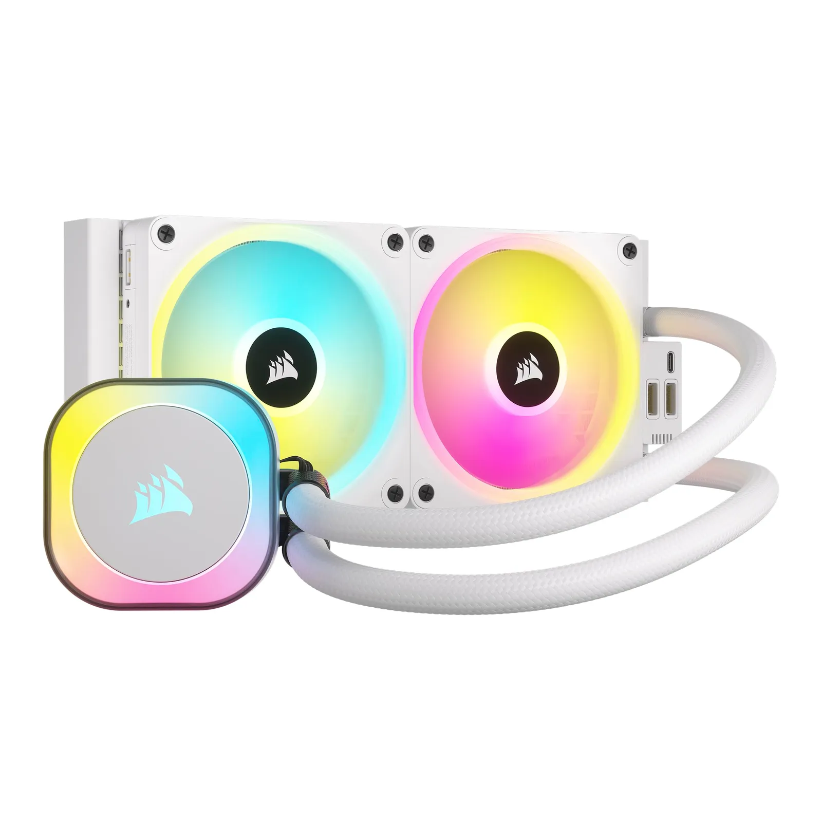 Corsair iCUE Link H100i RGB Blanco: Kit Refrigeración Líquida AIO