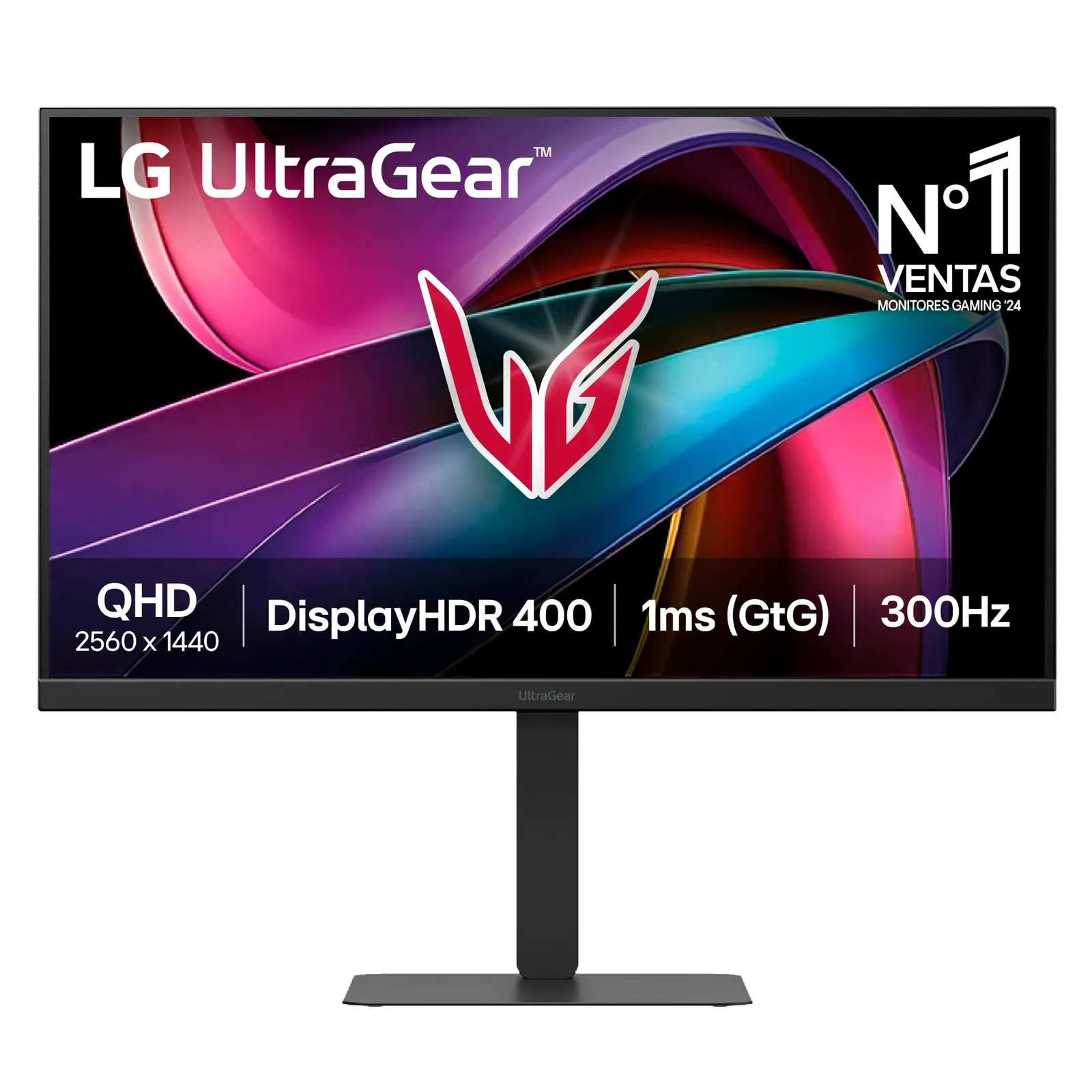 Monitor Gaming LG 27" QHD IPS 300Hz, 1ms, G-Sync/FreeSync