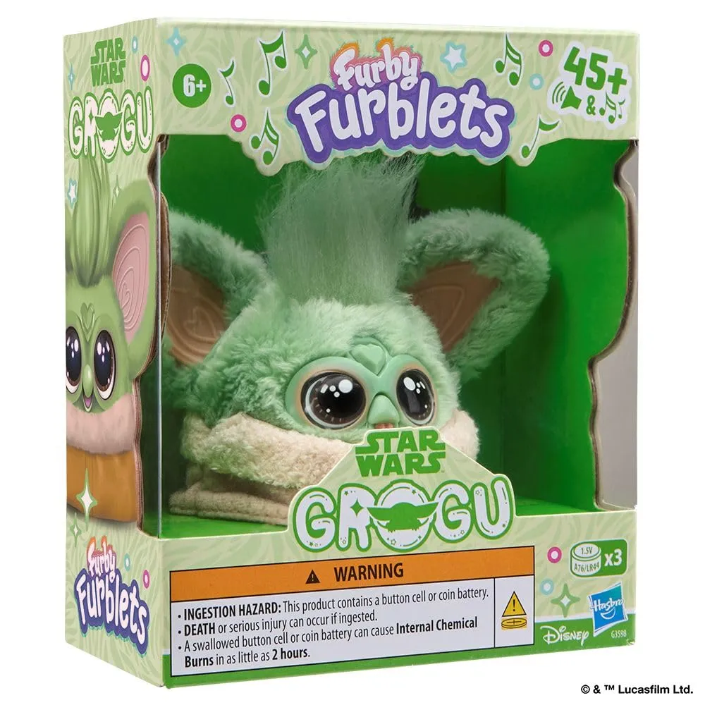 Peluche electrónico Furby Furblets Star Wars™ Grogu Coleccionable Oficial
