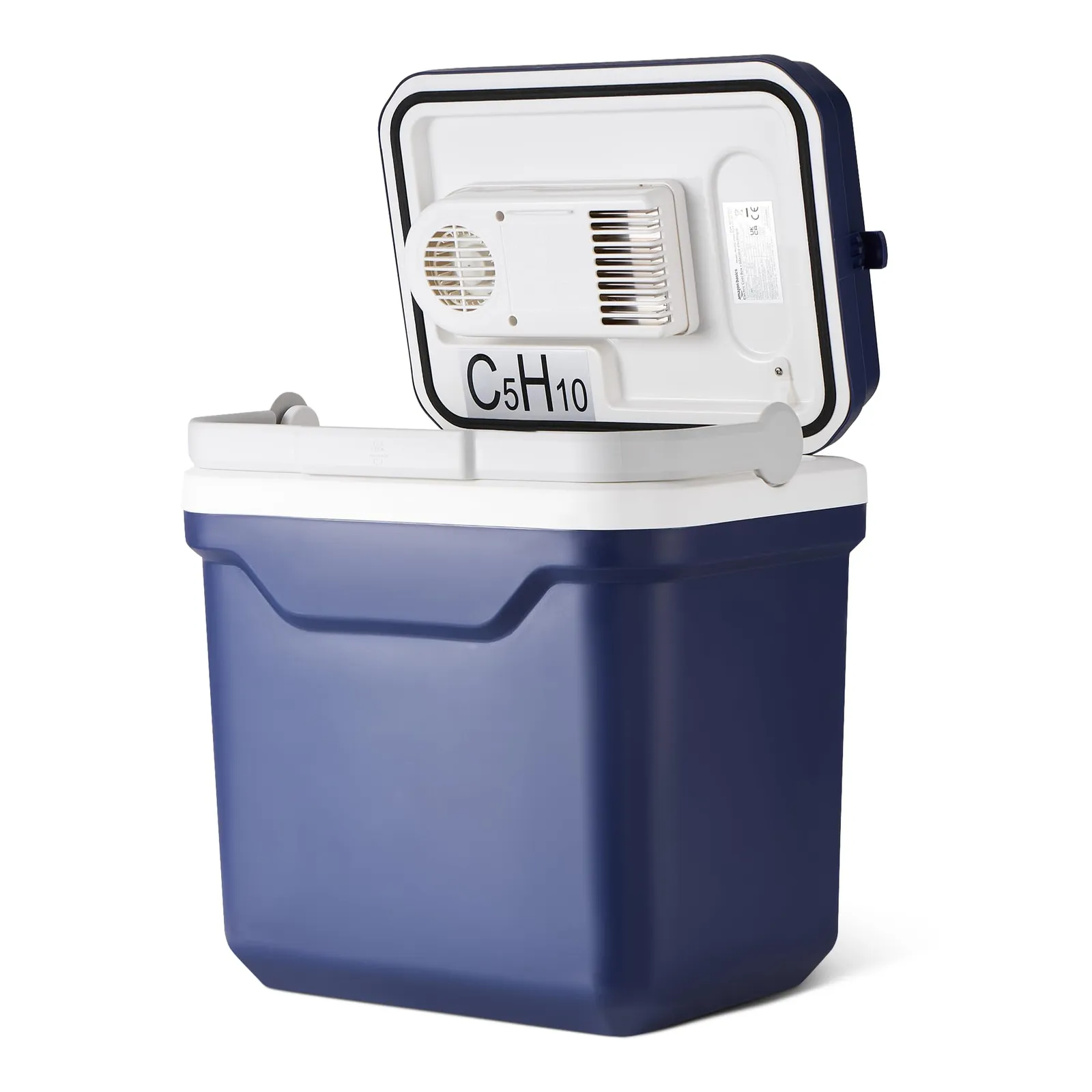 Amazon Basics Nevera Eléctrica 24L Azul - Refrigeración y Calentamiento (12V/230V)