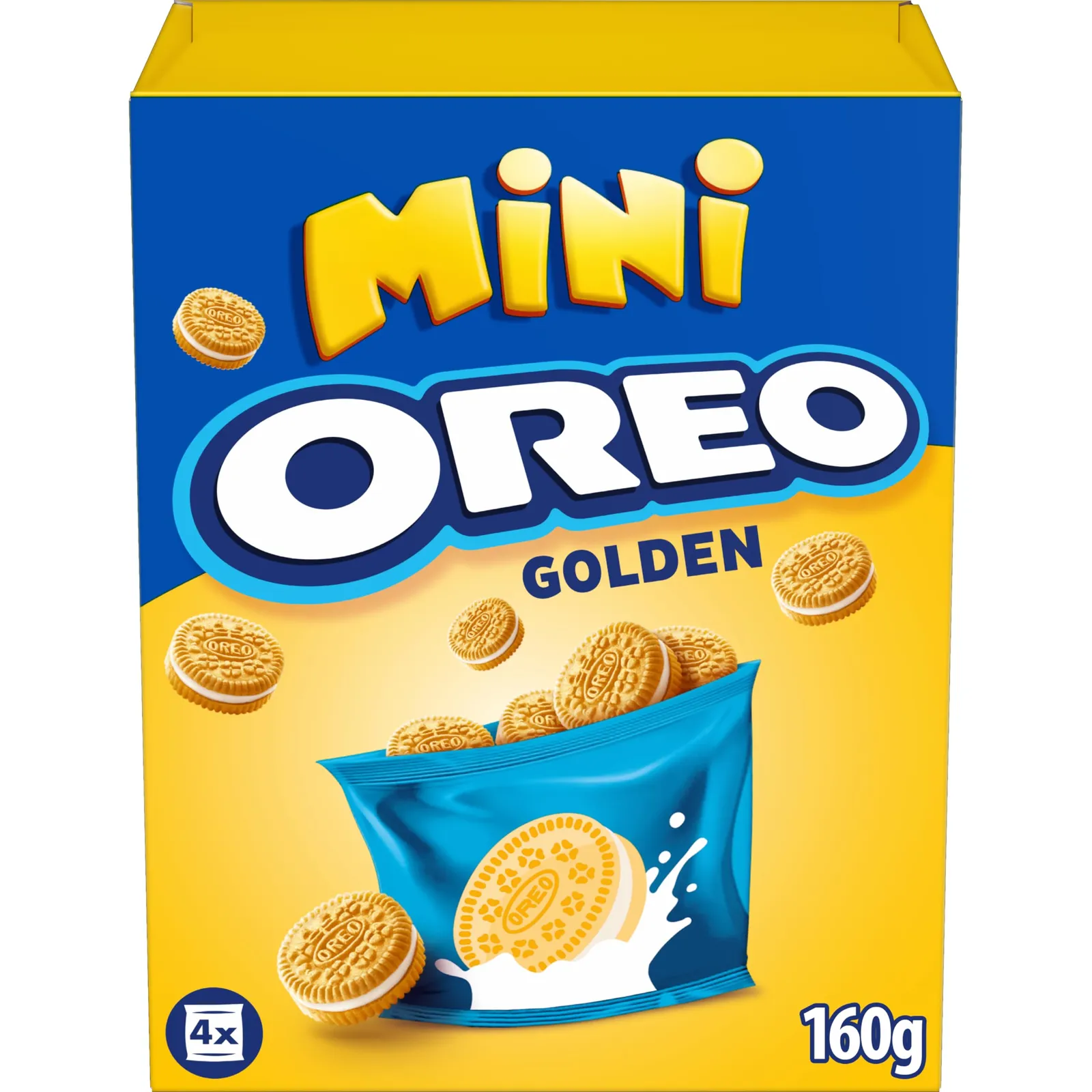 Pack 3x Oreo Golden Mini Galletas 160g