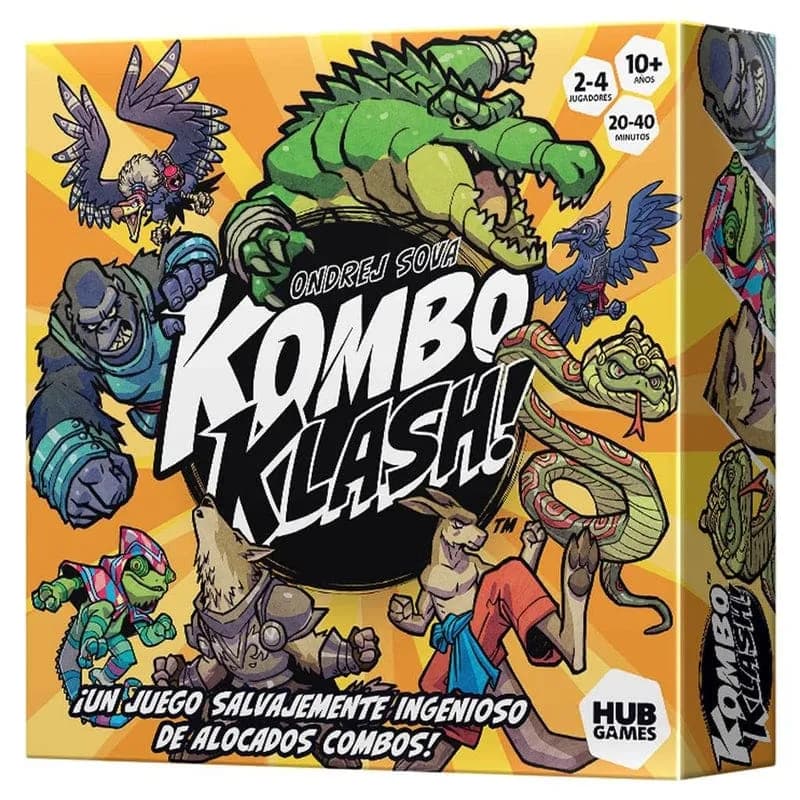 Juego de mesa Kombo Klash! - Táctico de cartas para 2-4 jugadores