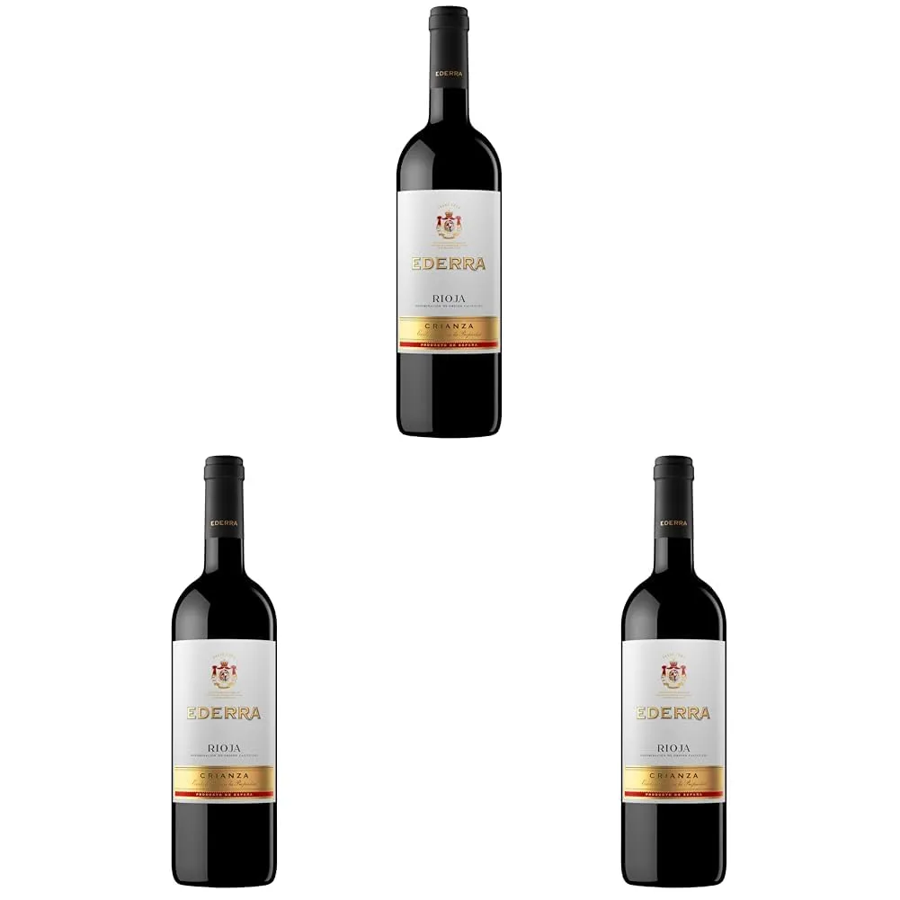 Pack 3 Botellas Vino Tinto Ederra Crianza Rioja 75cl