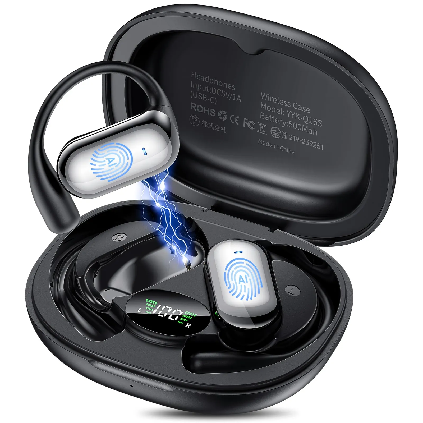 Auriculares Traductor AI Tiempo Real Multilenguaje