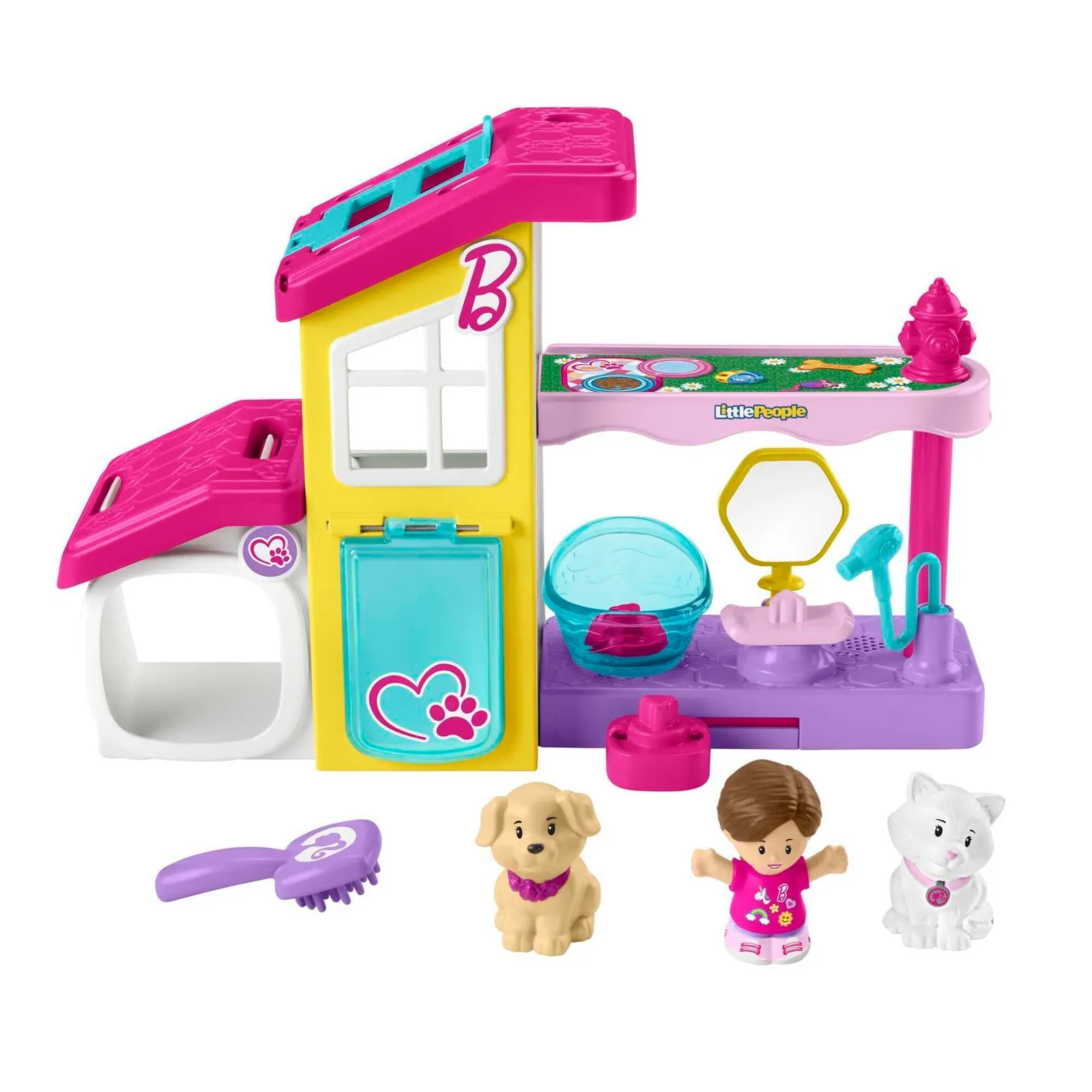 Fisher-Price Little People Barbie SPA de Mascotas Juguete Bebé +1 año