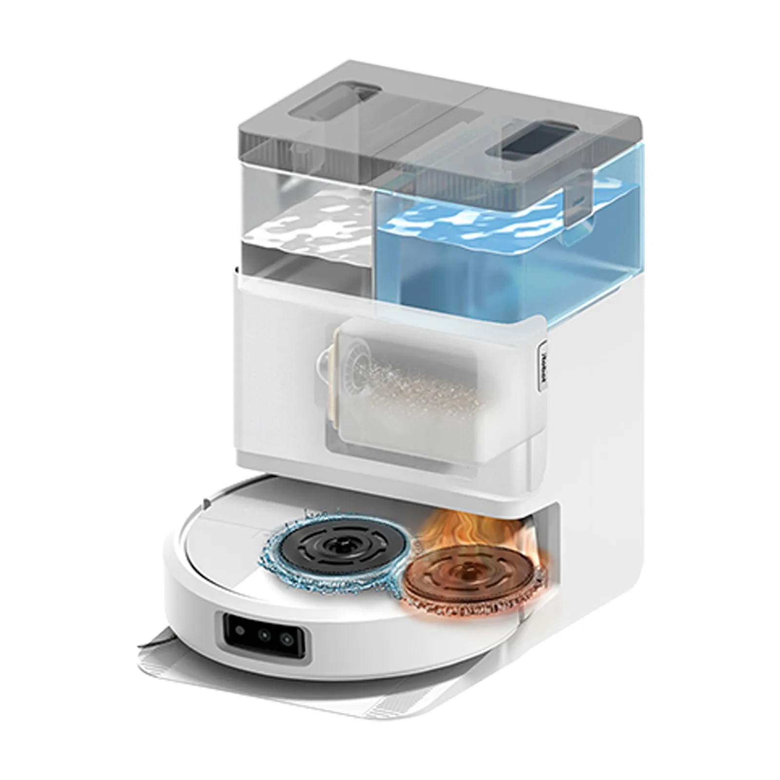 iRobot Roomba Combo 505: Robot Aspirador y Fregasuelos con Base AutoWash Multifunción
