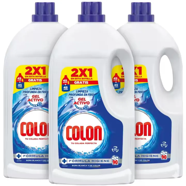 Detergente Colon Gel Activo para Lavadora: 270 Lavados (0.11€/lavado)