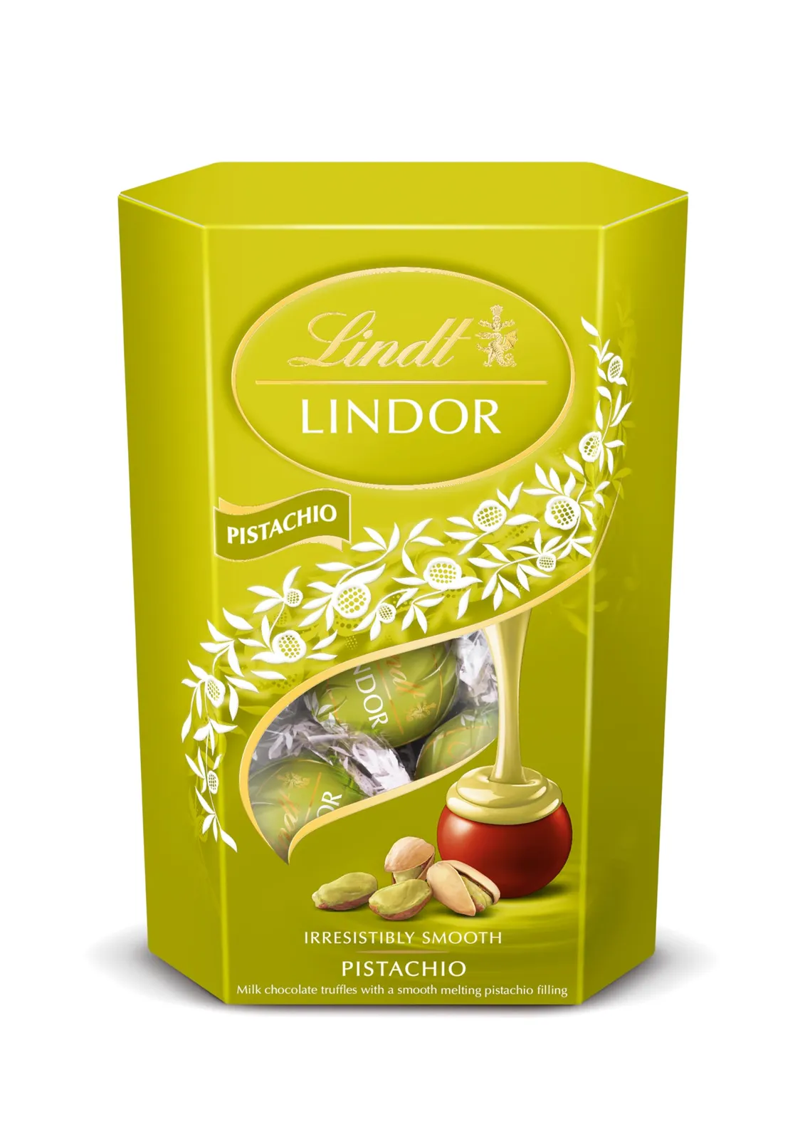 Caja de bombones Lindt LINDOR sabor pistacho de 200 g