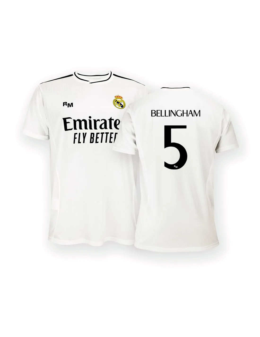 Camiseta Real Madrid 1ª Equipación 24/25 Bellingham Niños Talla 14 Replica Oficial