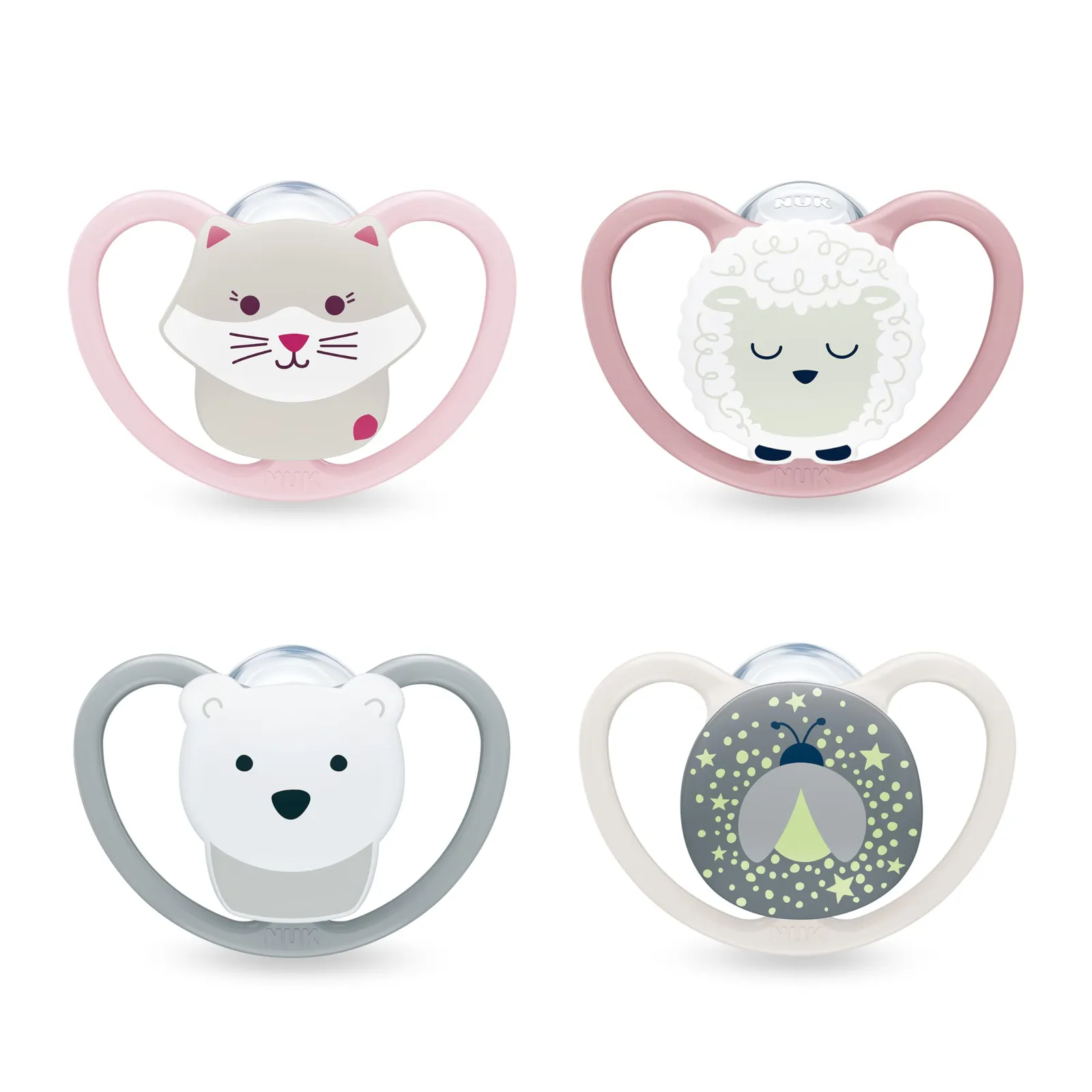 NUK Perfect Match Air Day & Night Chupete Bebé (18-36m, 4 uds)