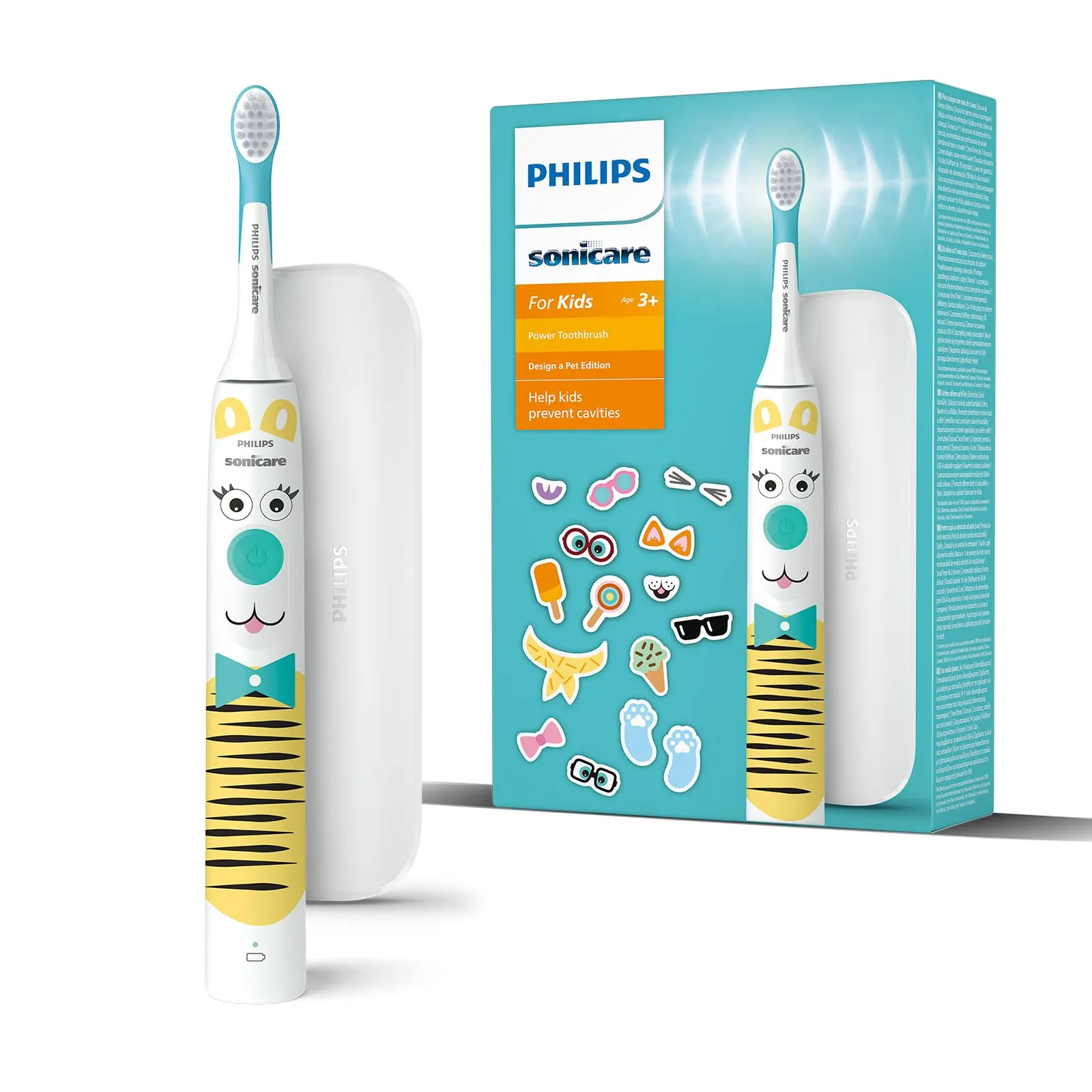 Cepillo Dental Eléctrico Philips Sonicare For Kids Design a Pet