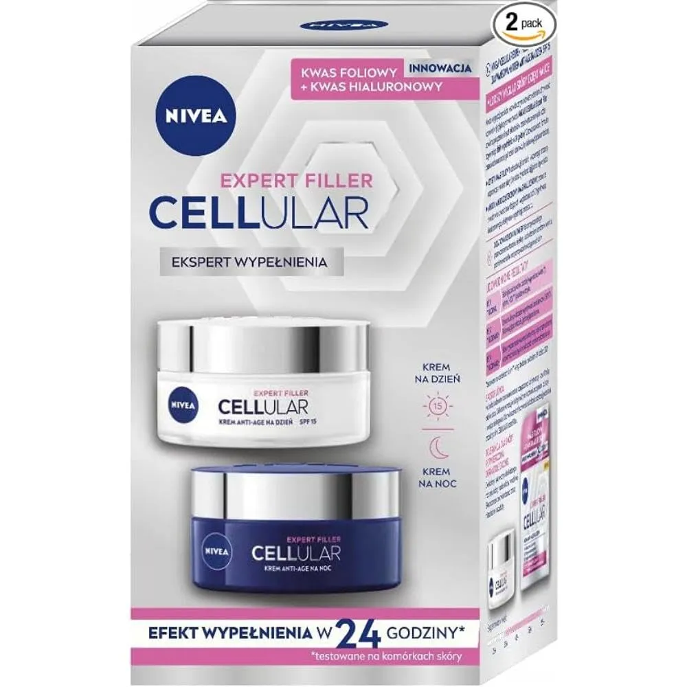 Pack 2x Nivea Cellular Filler Cremas Antiarrugas 50ml