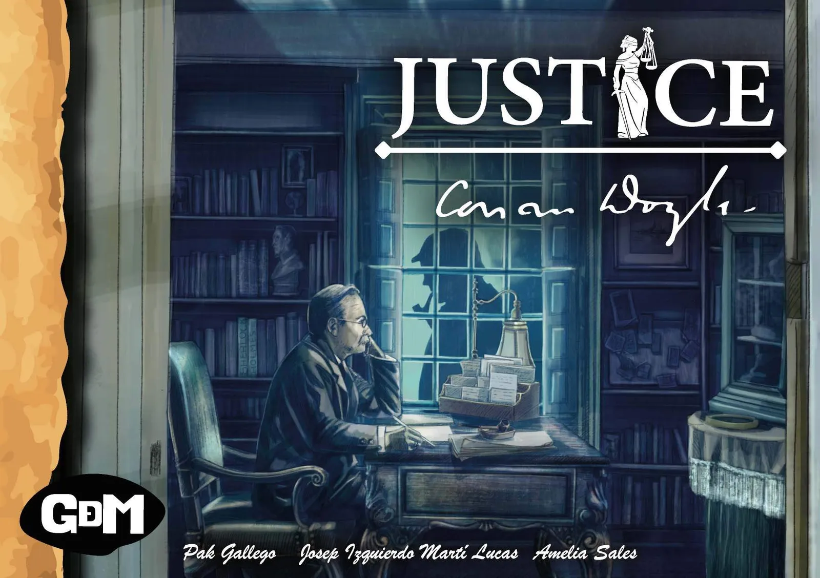 Juego de mesa de misterio y juicios Justice: Doyle Acusado