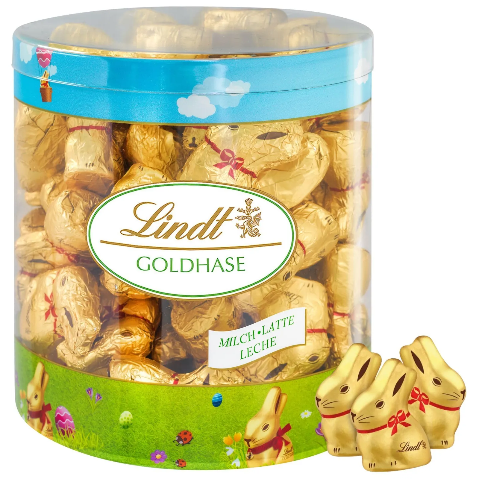 Lindt Gold Bunny Chocolate con Leche Pascua 700gr (aprox 70 uds)