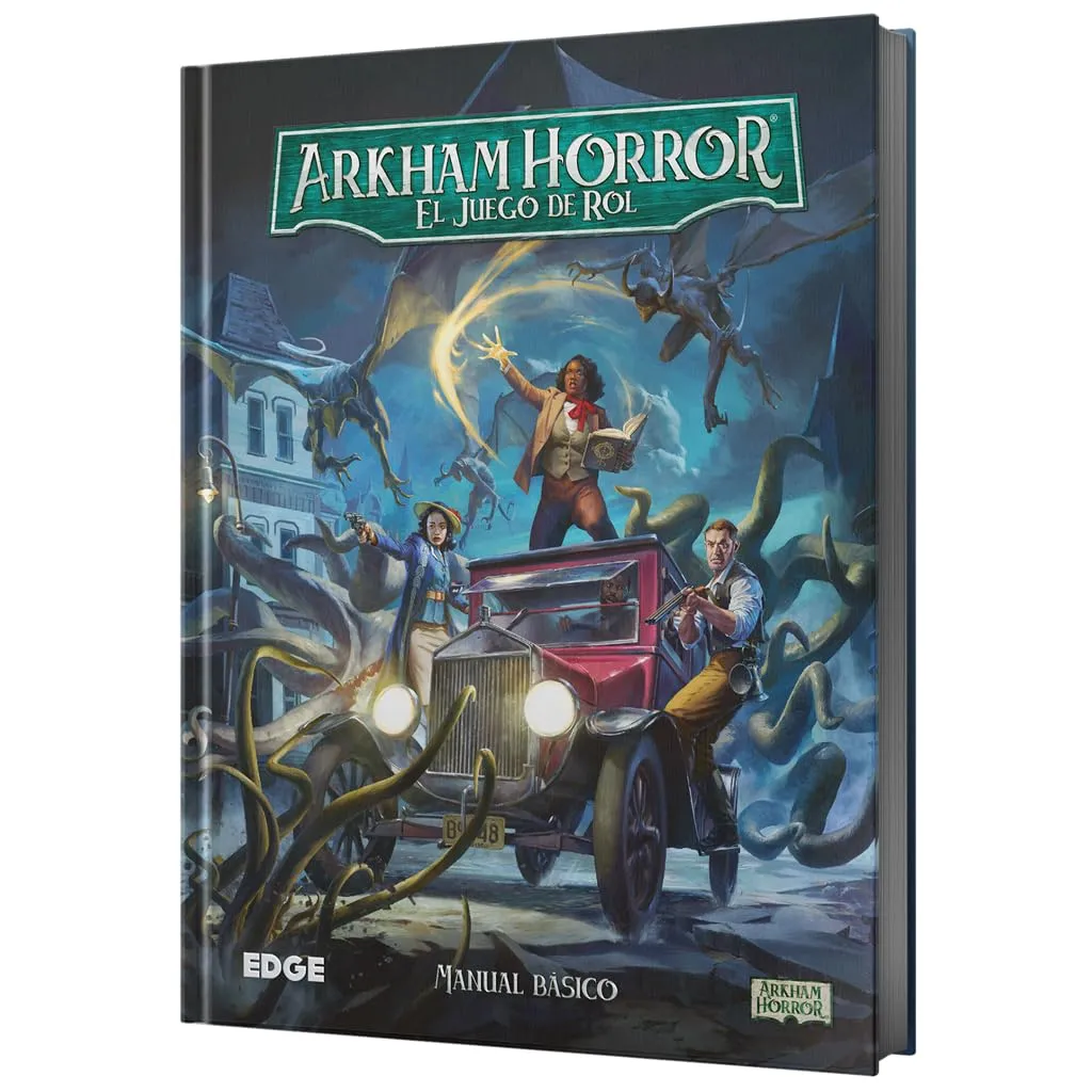 Asmodee Arkham Horror RPG Manual Básico, Juego de Rol, Español