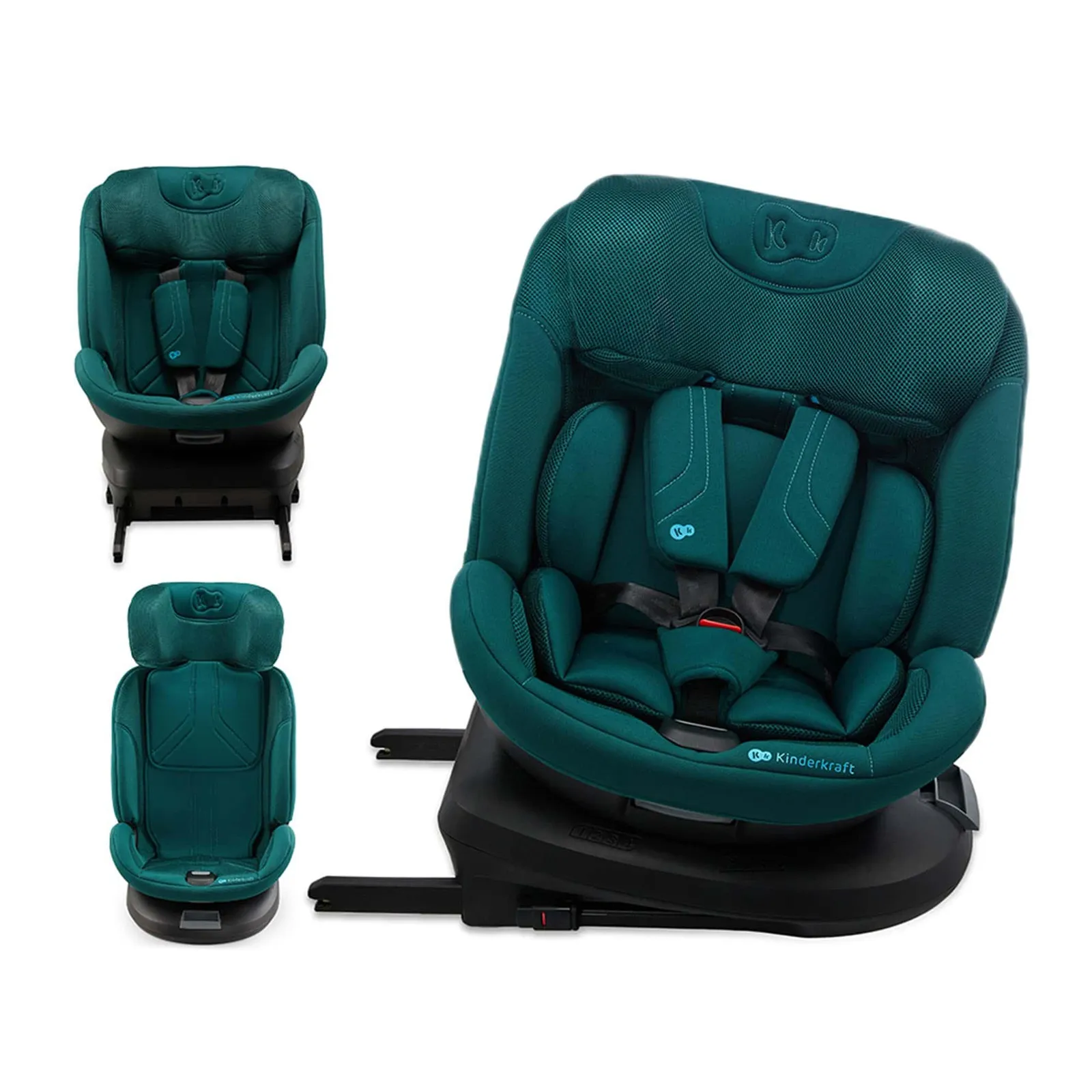 Silla coche Kinderkraft XPEDITION 3 I-Size 40-150 cm Giratoria Isofix Verde