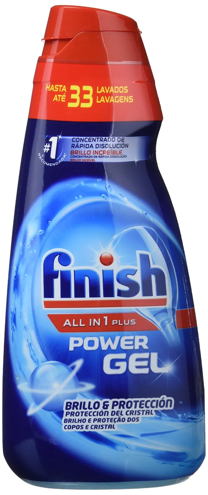 Pack 2x Finish Todo En 1 Plus Gel (66 Dosis)