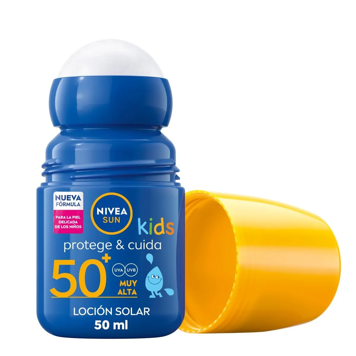 Pack 2x Nivea Sun Kids FP50+ Roll On 50ml Protección Alta Infantil