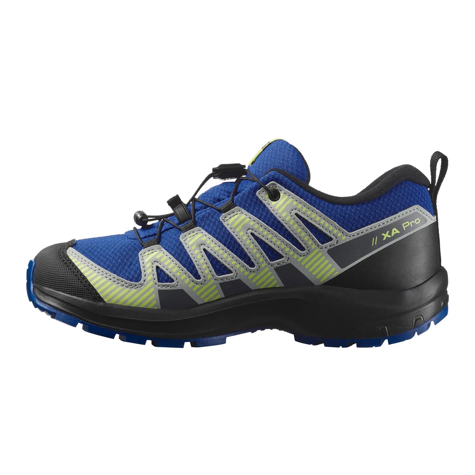 Zapatillas Salomon XA Pro V8 Waterproof Unisex Infantil, Azul Marino/Negro/Verde, Talla 32 EU