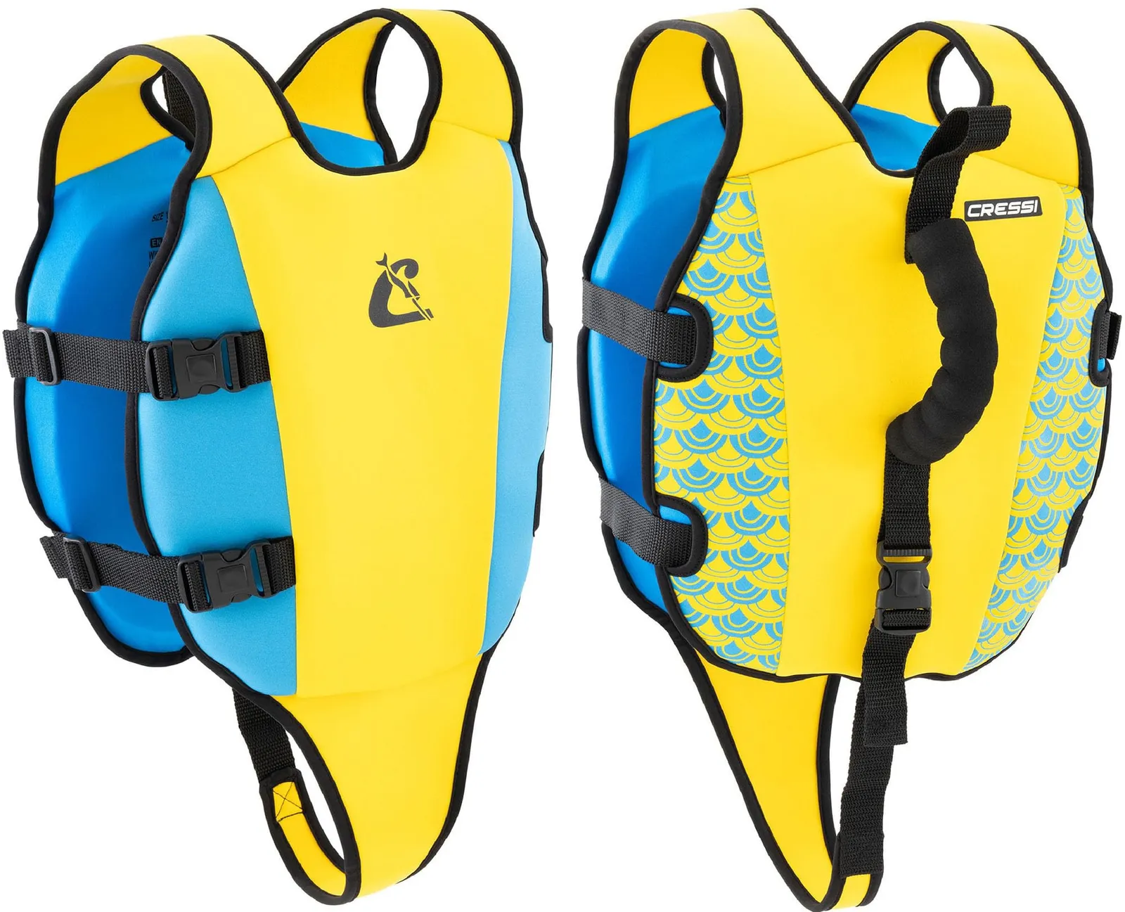 Chaleco de natación Cressi Little Turtle para niños, talla M (3-6 años)