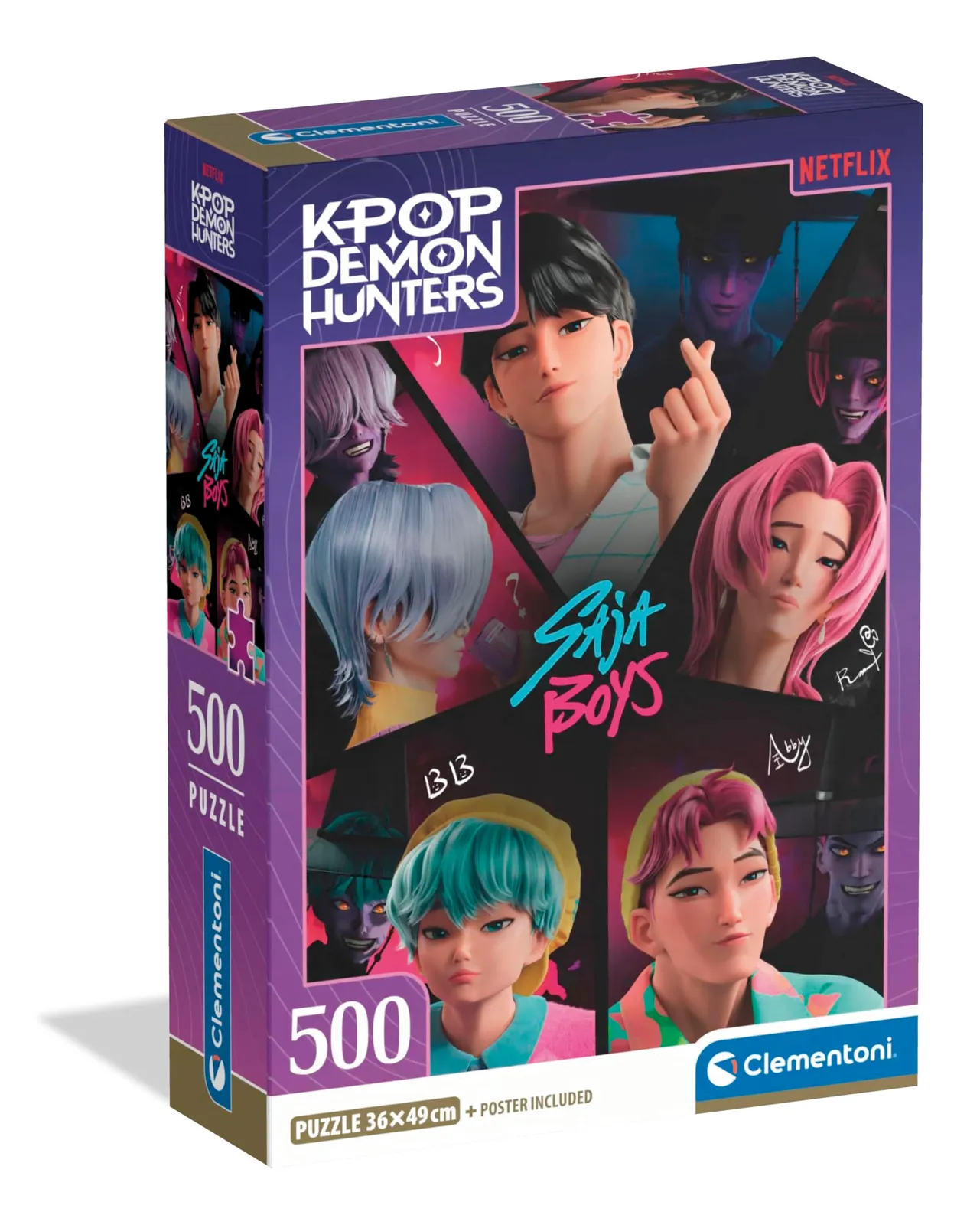 Puzzle 500 piezas Clementoni K-Pop Demon Hunters 2