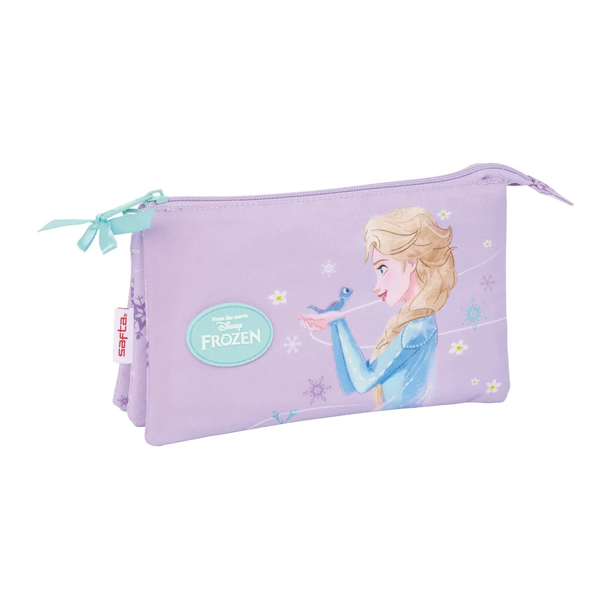 Estuche Triple Safta Frozen Spirit Lila por 4,16€
