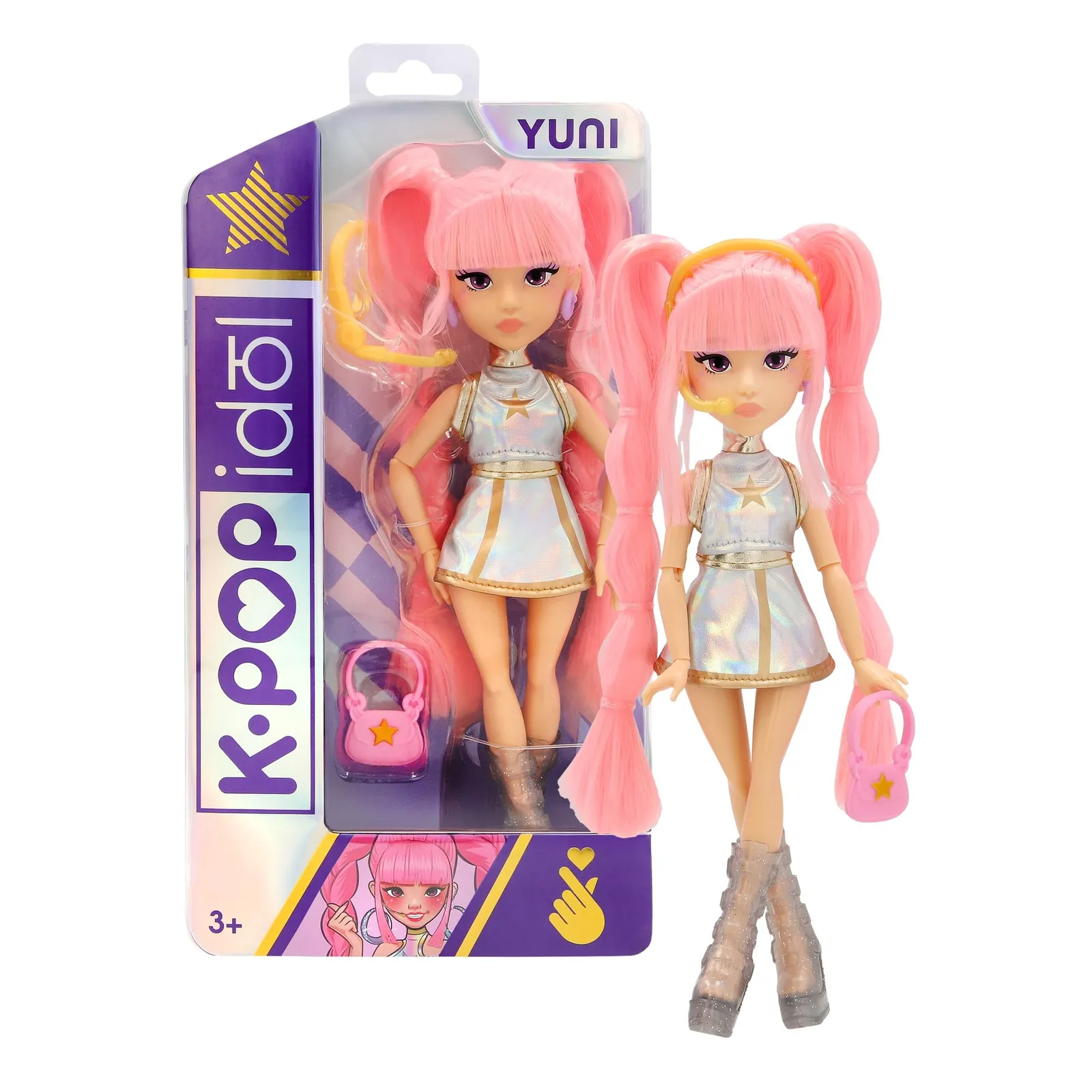 Muñeca K-POP IDOL Yuni Fashion Doll Estilo K-Pop Moonlight con Accesorios