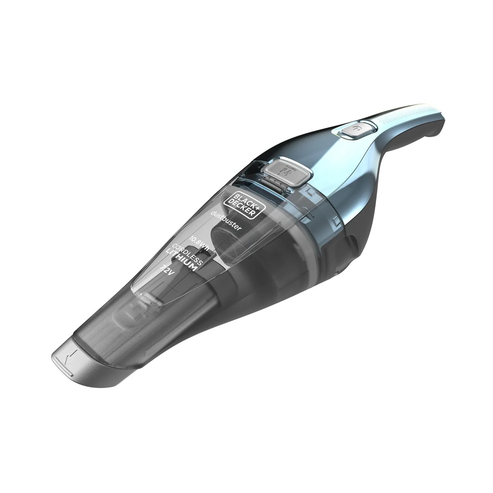 Black+Decker NVC220WBC-QW Dustbuster 7.2V Aspiradora de Mano Sin Cable, Cromada