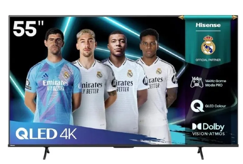 Hisense QLED 55E7Q Pro 55" 4K TV, 144Hz, Gaming, Dolby Vision/Atmos
