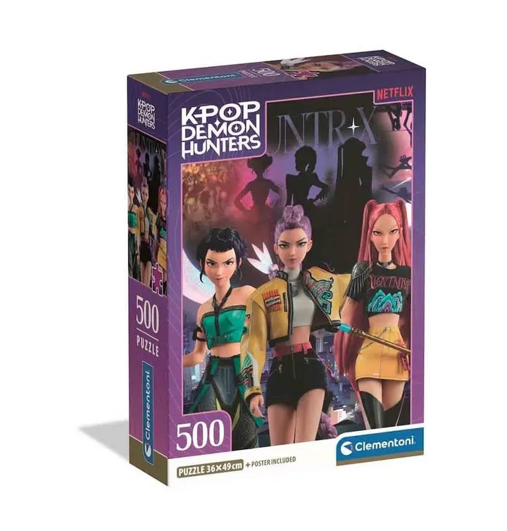 Puzzle Clementoni 500 piezas Super K Pop Demon Hunter 2
