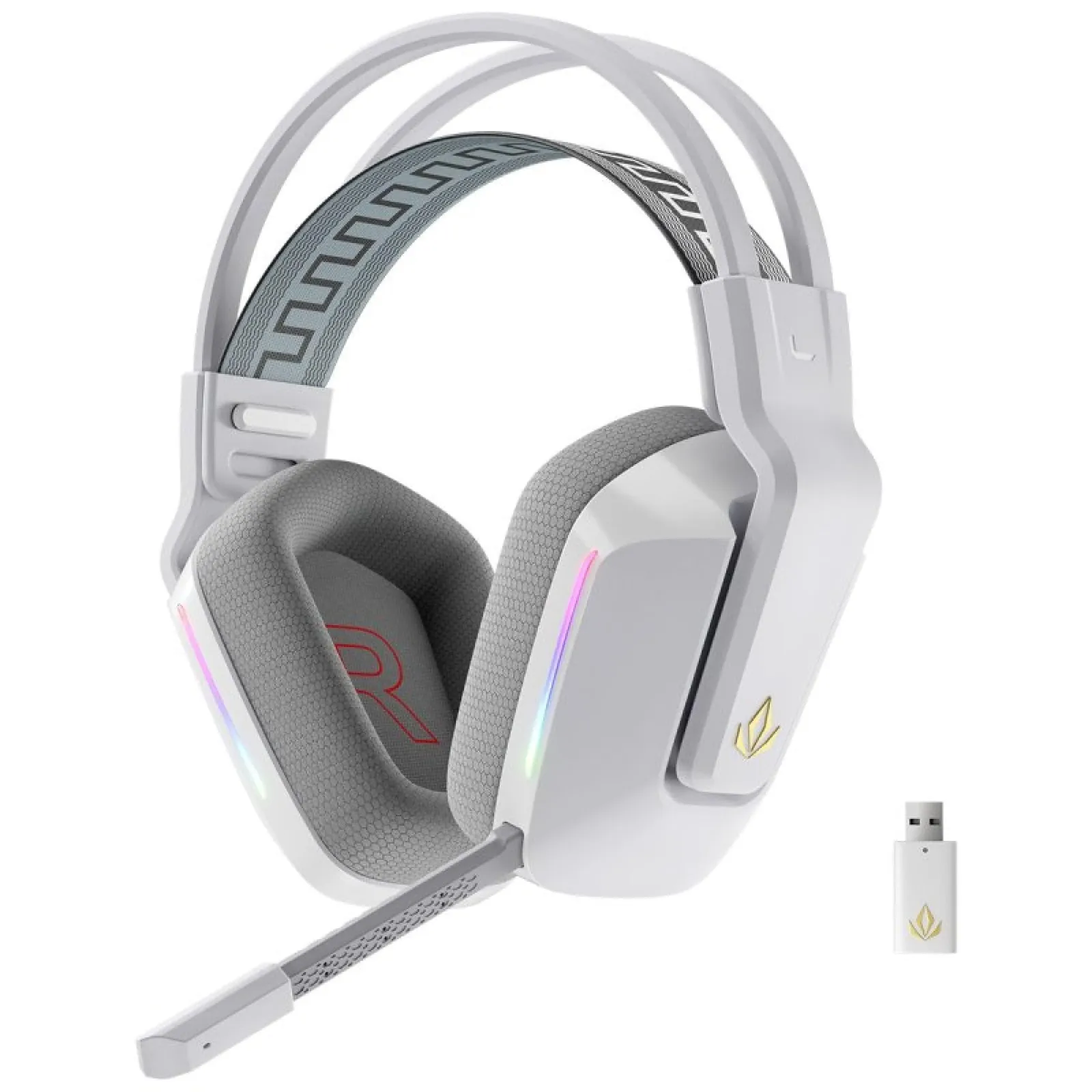 Forgeon Auriculares Gaming Inalámbricos Blancos