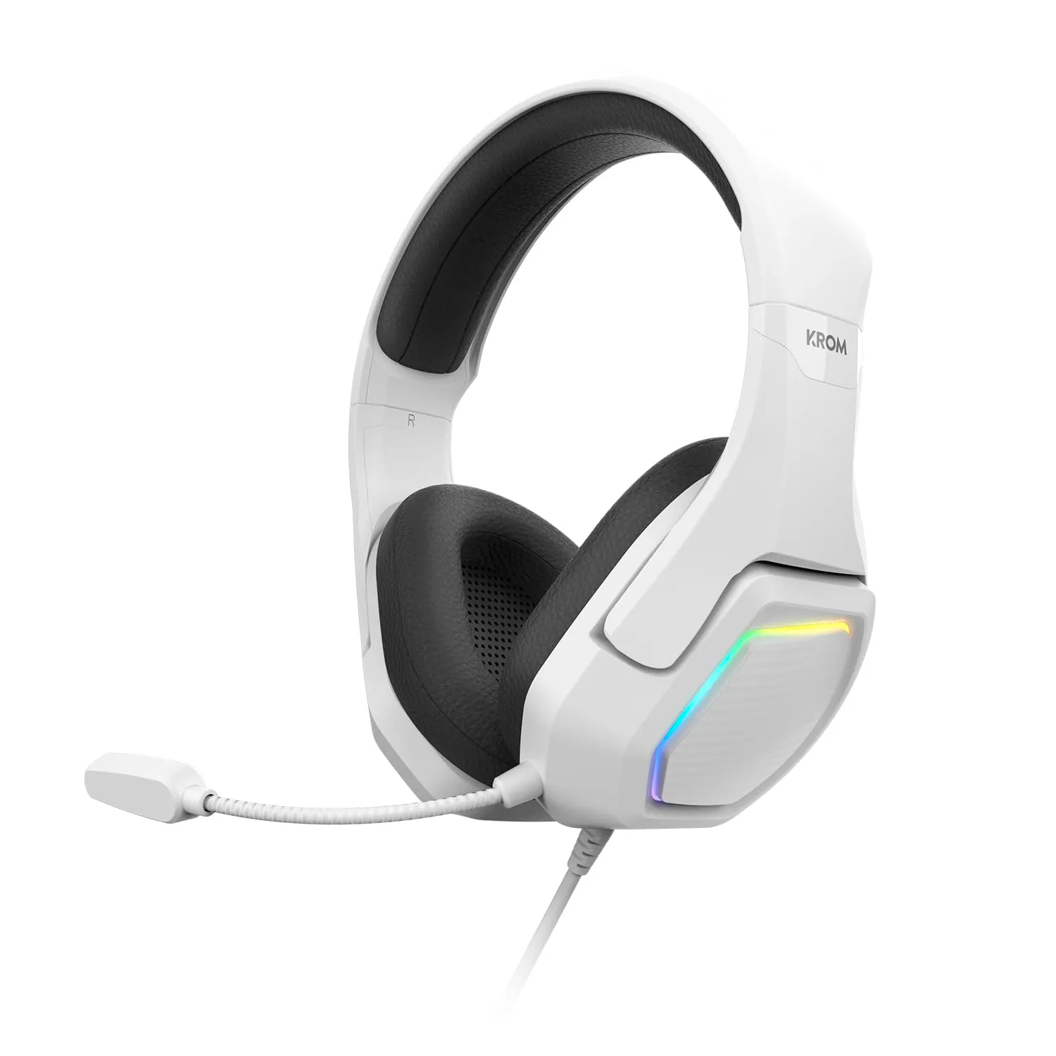 Auriculares Gaming Krom Kopa 7.1 USB Blanco